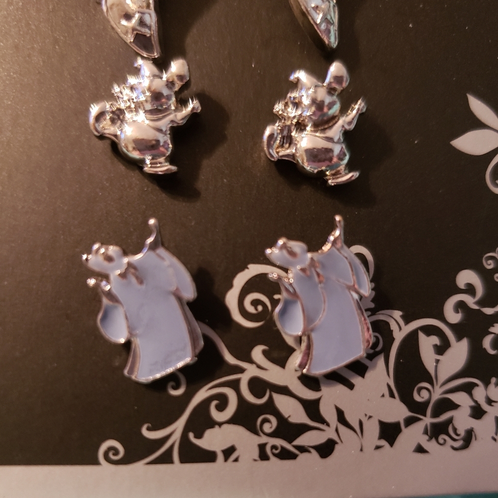 Disney Cinderella 3 piece earring set NWT - Picture 3 of 3
